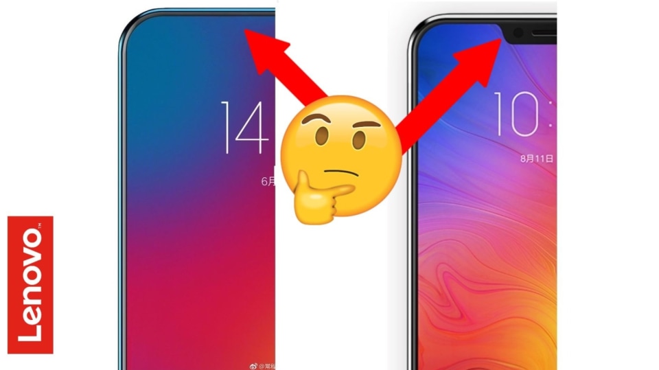 Lenovo Z5 - oficiální teasovací fotka vs výsledný telefon